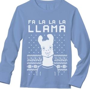 TStars "Fa La La La Llama" long sleeve tshirt